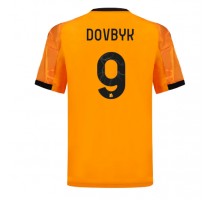 AS Roma Artem Dovbyk #9 Koszulka Wyjazdowa 2025-26 Krótki Rękaw